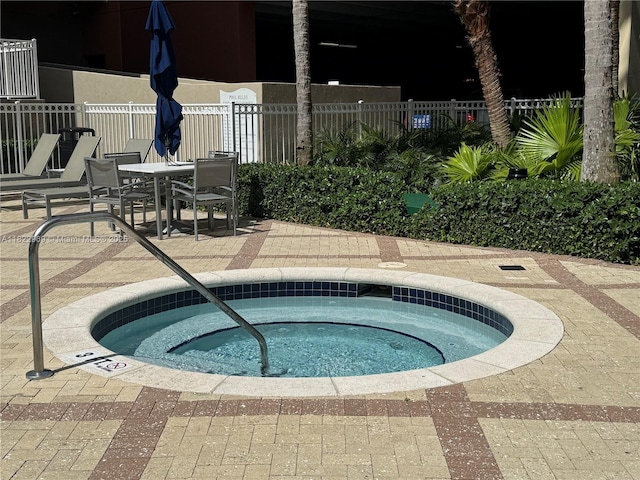 2001 Biscayne Blvd Unit 2402, Miami, FL 33137 - view of swimming pool featuring a patio area and a community hot tub