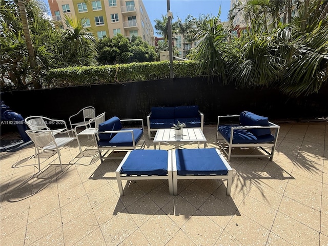 2001 Biscayne Blvd Unit 2402, Miami, FL 33137 - view of patio with outdoor lounge area