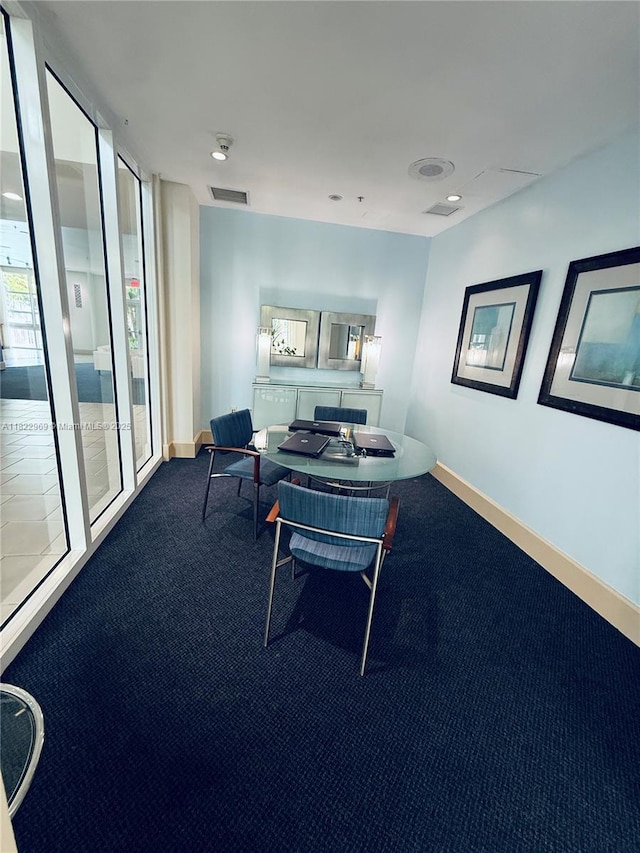2001 Biscayne Blvd Unit 2402, Miami, FL 33137 - office featuring dark carpet and recessed lighting