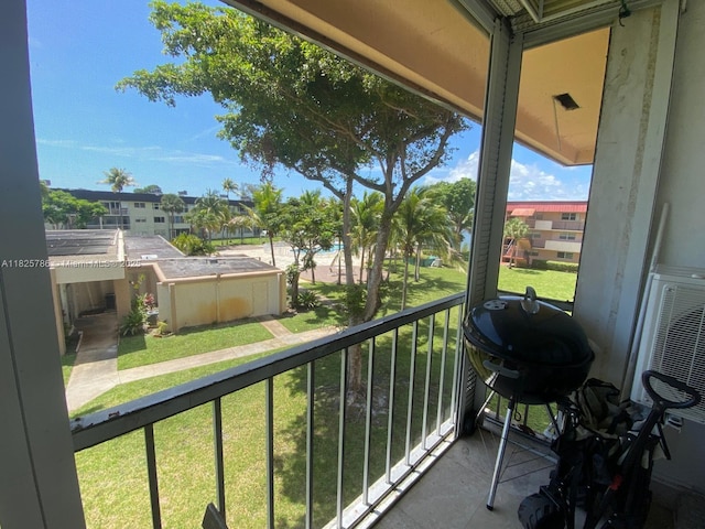 19001 NE 14th Ave Unit 325, Miami, FL 33179 - balcony featuring a grill