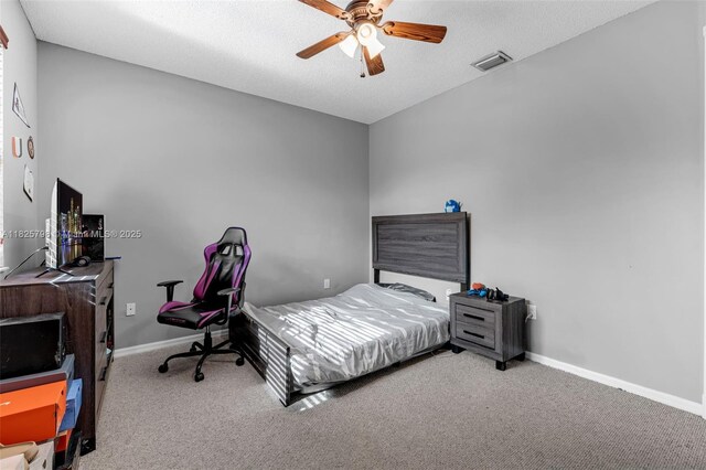 452 NE 20th Ter, Homestead, FL 33033 - bedroom featuring carpet floors and a ceiling fan