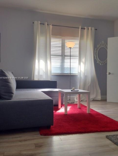 1325 Meridian Ave Unit 6, Miami Beach, FL 33139 - living room featuring wood finished floors