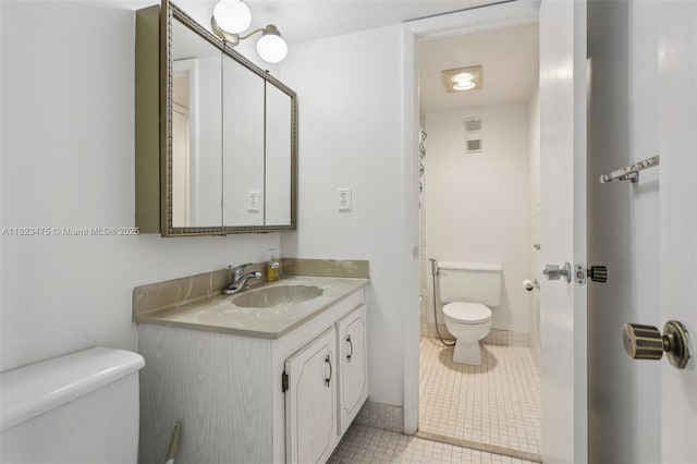 900 Saint Charles Pl Unit 420, Pembroke Pines, FL 33026 - full bath with vanity and tile patterned floors