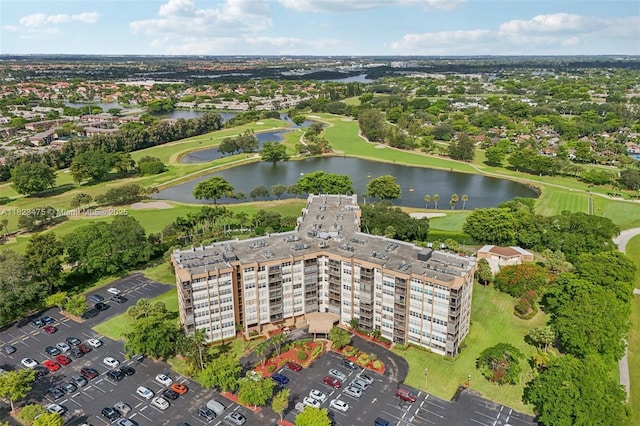 900 Saint Charles Pl Unit 420, Pembroke Pines, FL 33026 - bird's eye view of a nearby body of water and a golf course