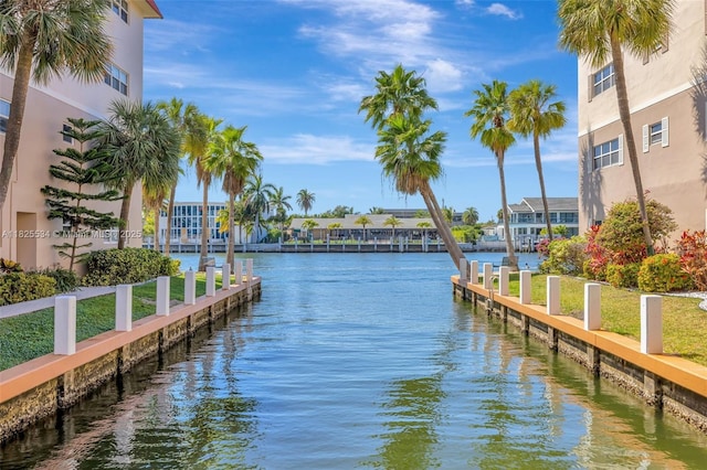 2097 S Ocean Unit 207, Hallandale Beach, FL 33009 - water view featuring a dock