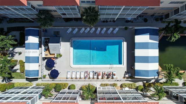 2097 S Ocean Unit 207, Hallandale Beach, FL 33009 - aerial view of a pool area