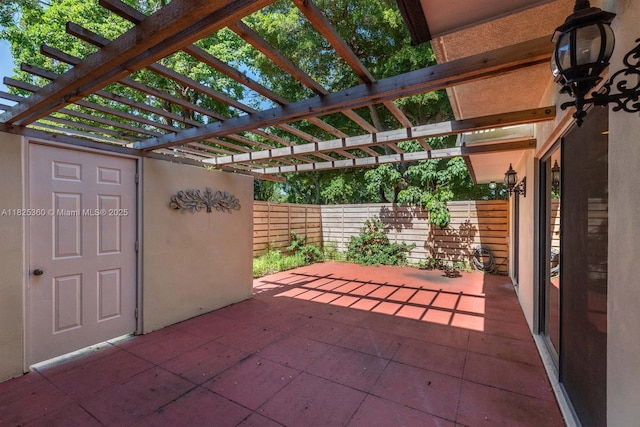 524 5th Ter, Palm Beach Gardens, FL 33418 - view of patio / terrace featuring a pergola