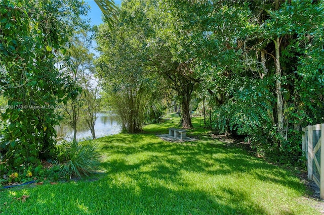 2691 SW 110th Way, Davie, FL 33328 - view of grassy yard with a water view