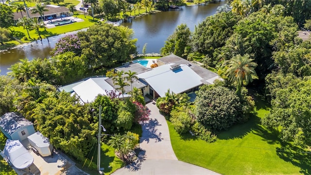2691 SW 110th Way, Davie, FL 33328 - bird's eye view of a nearby body of water