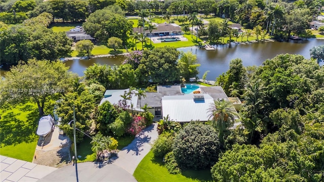 2691 SW 110th Way, Davie, FL 33328 - aerial view of a nearby body of water and a tree filled landscape