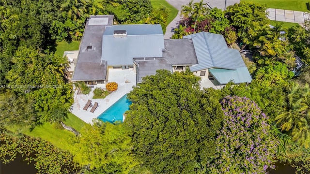 2691 SW 110th Way, Davie, FL 33328 - view from above of property with a pool