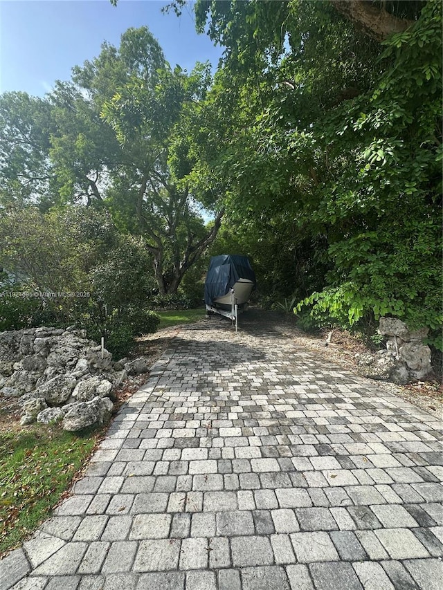 349 Mahogany Dr, Key Largo, FL 33037 - view of patio / terrace featuring decorative driveway