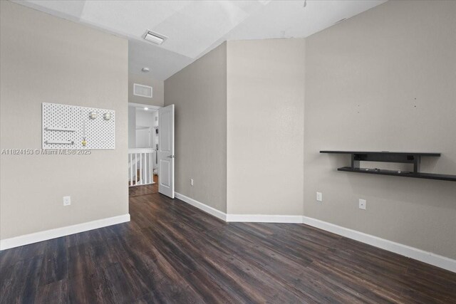 25041 SW 108th Ave, Homestead, FL 33032 - unfurnished room featuring wood finished floors and lofted ceiling