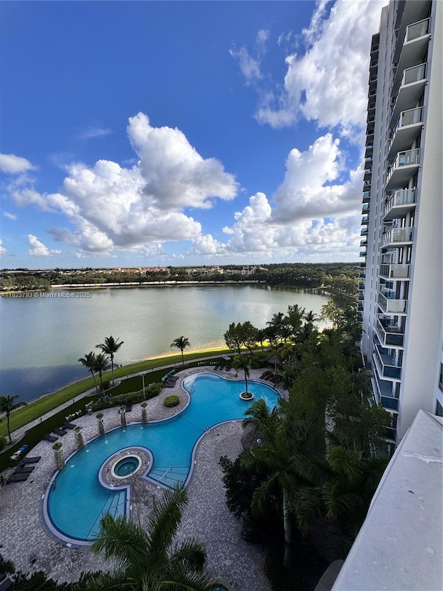 2681 N Flamingo Rd Unit 908S, Sunrise, FL 33323 - community pool featuring a water view