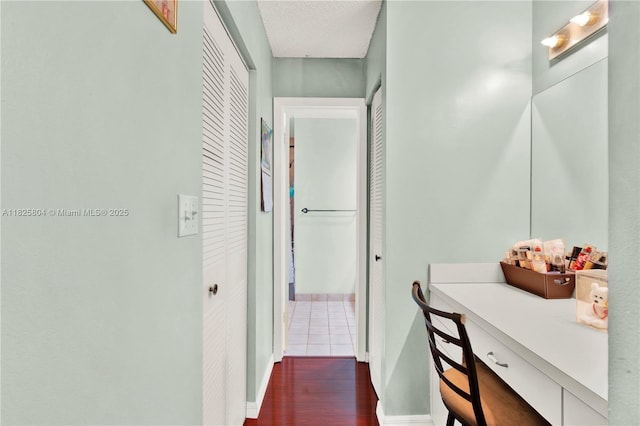 11027 SW 148th Ct, Miami, FL 33196 - corridor with dark wood finished floors
