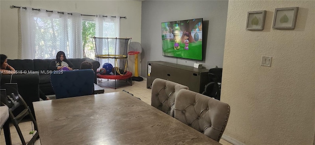 14111 SW 49th St Unit 8, Miramar, FL 33027 - tiled dining area with a textured wall
