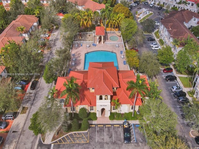 14111 SW 49th St Unit 8, Miramar, FL 33027 - drone / aerial view of a pool area