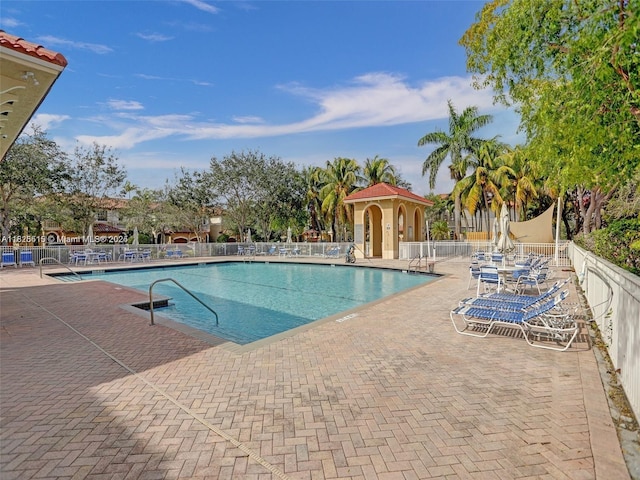 14111 SW 49th St Unit 8, Miramar, FL 33027 - community pool featuring a patio