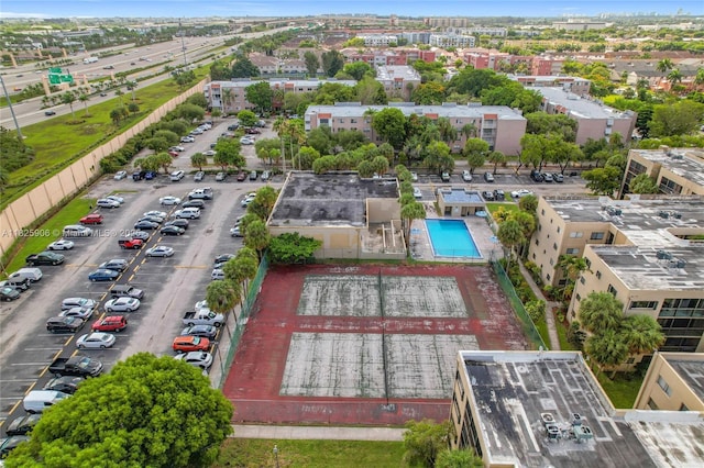 8635 NW 8th St Unit 103, Miami, FL 33126 - bird's eye view of a pool area