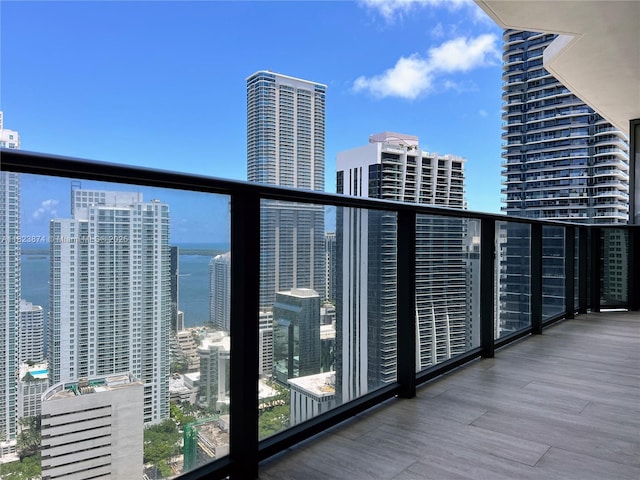 45 SW 9th St Unit 3602, Miami, FL 33130 - balcony featuring a city view