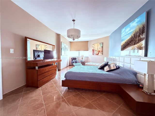 1950 S Ocean Dr Phh, Phh, Hallandale Beach, FL 33009 - tiled bedroom featuring baseboards