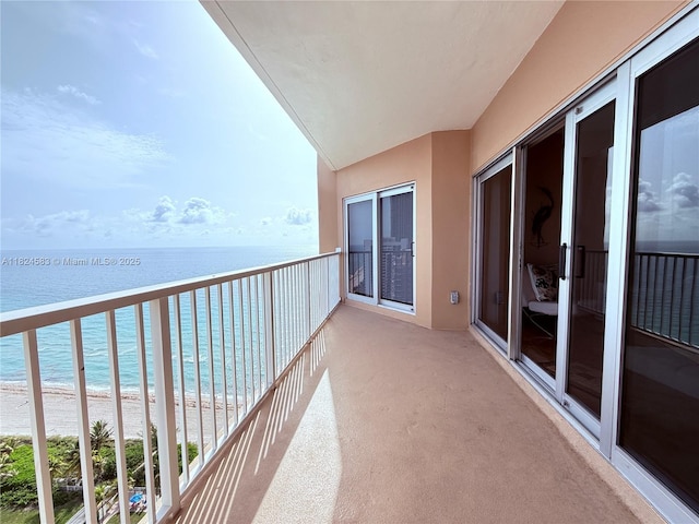 1950 S Ocean Dr Phh, Phh, Hallandale Beach, FL 33009 - balcony with view of water and beach