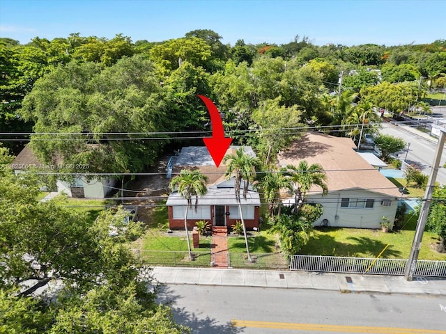 3490 Charles Ave, Miami, FL 33133 - view from above of property