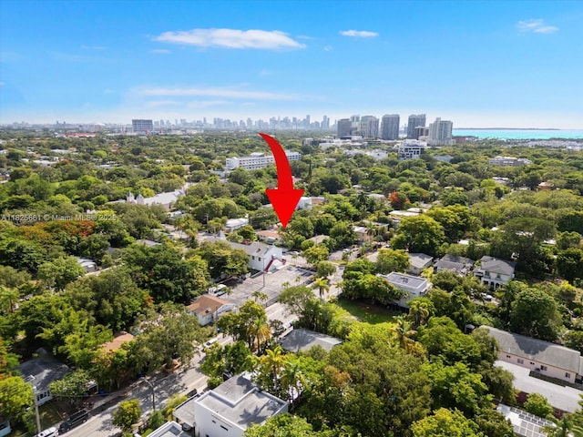 3490 Charles Ave, Miami, FL 33133 - drone / aerial view of skyline