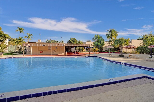 7100 NW 17th St Unit 402, Plantation, FL 33313 - community pool with a patio