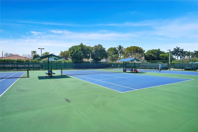 12779 SW 27th St, Miramar, FL 33027 - view of tennis court with community basketball court