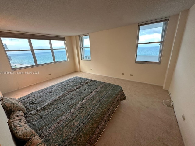 6039 Collins Ave Unit 1625, Miami Beach, FL 33140 - bedroom with carpet flooring and a textured ceiling