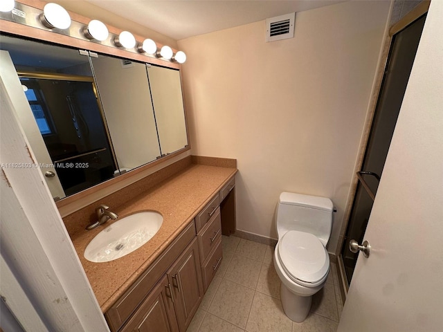 6039 Collins Ave Unit 1625, Miami Beach, FL 33140 - full bathroom with vanity and tile patterned floors