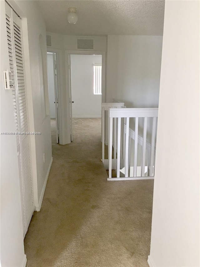 2233 SE 24th Pl Unit 2233, Homestead, FL 33035 - corridor featuring carpet floors and a textured ceiling