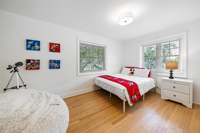 441 Grand Concourse, Miami Shores, FL 33138 - bedroom with light wood-type flooring