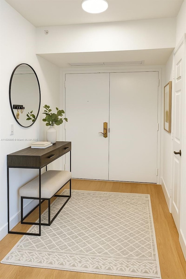 6301 Collins Ave Unit 1005, Miami Beach, FL 33141 - entryway with light wood-type flooring