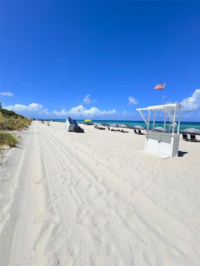 6301 Collins Ave Unit 1005, Miami Beach, FL 33141 - water view featuring local beach