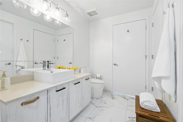 3301 NE 1st Ave Unit H2104, Miami, FL 33137 - bathroom with marble look tiles and vanity