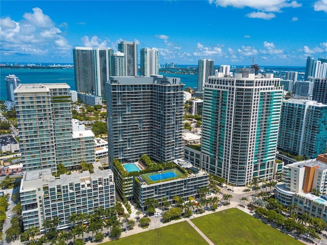 3301 NE 1st Ave Unit H2104, Miami, FL 33137 - view of urban area featuring a large body of water and a pool