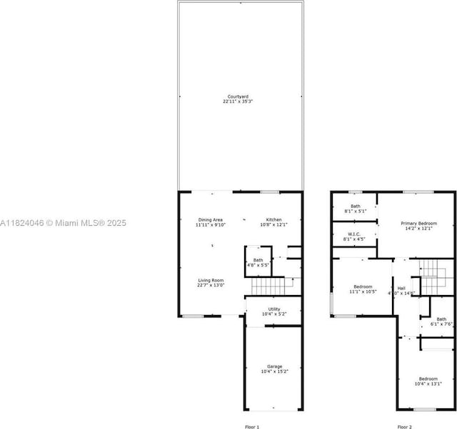 14844 SW 9th Ln, Miami, FL 33194 - view of floor plan / room layout