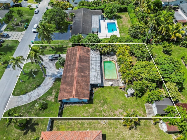 17430 SW 92nd Ct, Palmetto Bay, FL 33157 - aerial view of property's location featuring property boundaries highlighted
