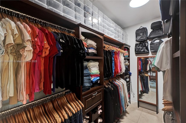 14241 SW 30th St, Miami, FL 33175 - spacious closet featuring light tile patterned floors
