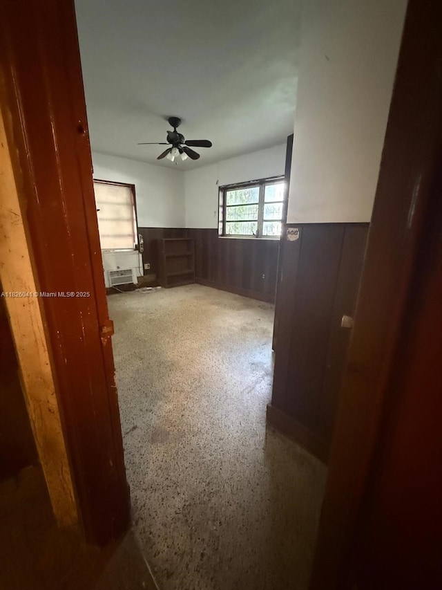 10315 SW 42nd St, Miami, FL 33165 - unfurnished bedroom with wainscoting and ceiling fan