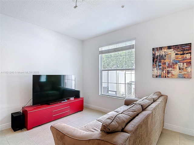 1214 SW 147th Ter, Pembroke Pines, FL 33027 - living area featuring tile patterned floors and a textured ceiling