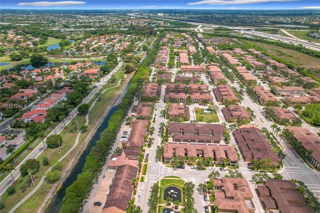 1214 SW 147th Ter, Pembroke Pines, FL 33027 - aerial overview of property's location featuring nearby suburban area and a nearby body of water