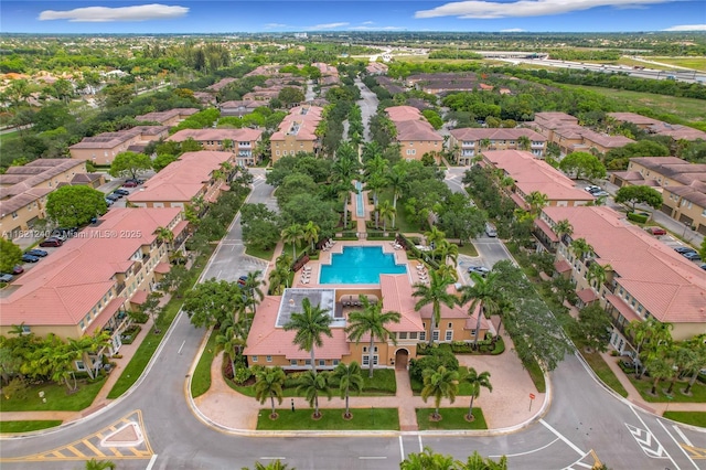 1214 SW 147th Ter, Pembroke Pines, FL 33027 - aerial view of property and surrounding area featuring nearby suburban area