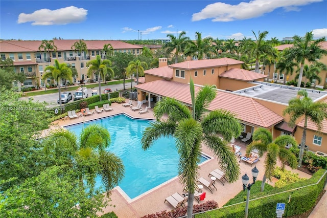 1214 SW 147th Ter, Pembroke Pines, FL 33027 - community pool with a patio area