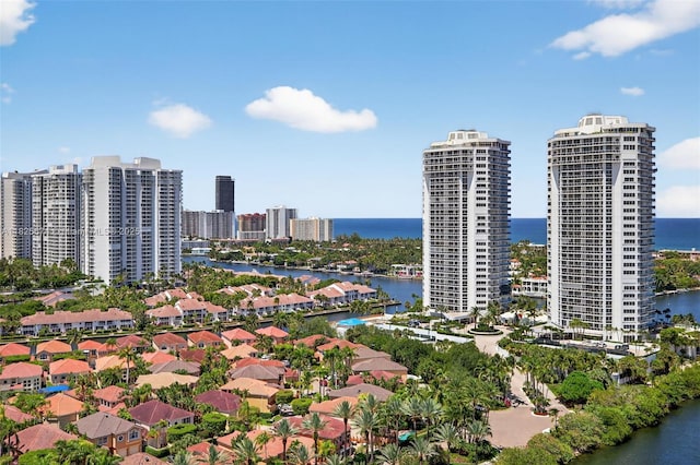 3701 N Country Club Dr Unit 2209, Aventura, FL 33180 - aerial view of a nearby body of water and city skyline