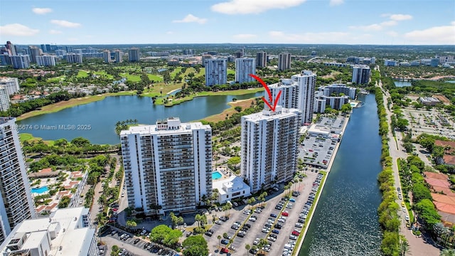 3701 N Country Club Dr Unit 2209, Aventura, FL 33180 - view of urban area with a nearby body of water