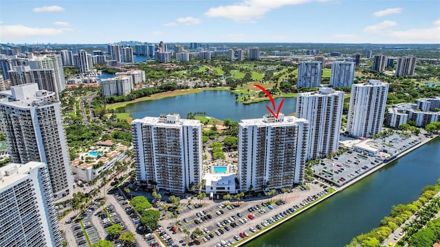 3701 N Country Club Dr Unit 2209, Aventura, FL 33180 - view of urban area with a large body of water