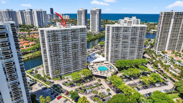 3701 N Country Club Dr Unit 2209, Aventura, FL 33180 - view of urban area with a nearby body of water
